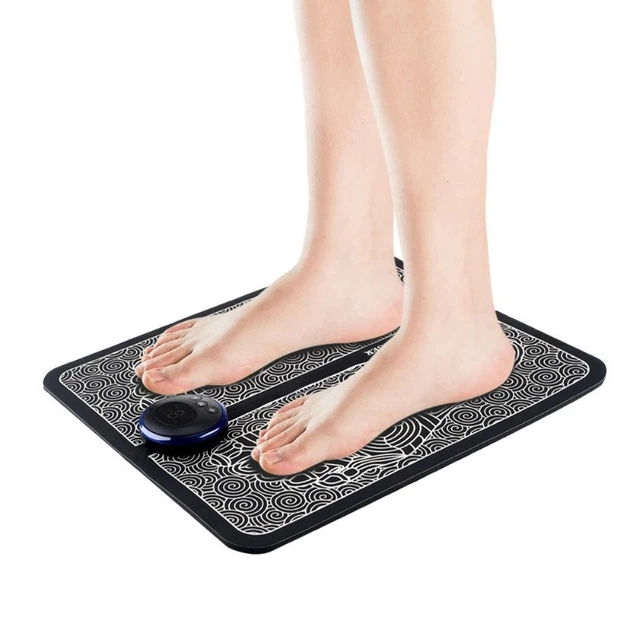 FootWave EMS χαλί μυοδιέγερσης ποδιών σε χρήση