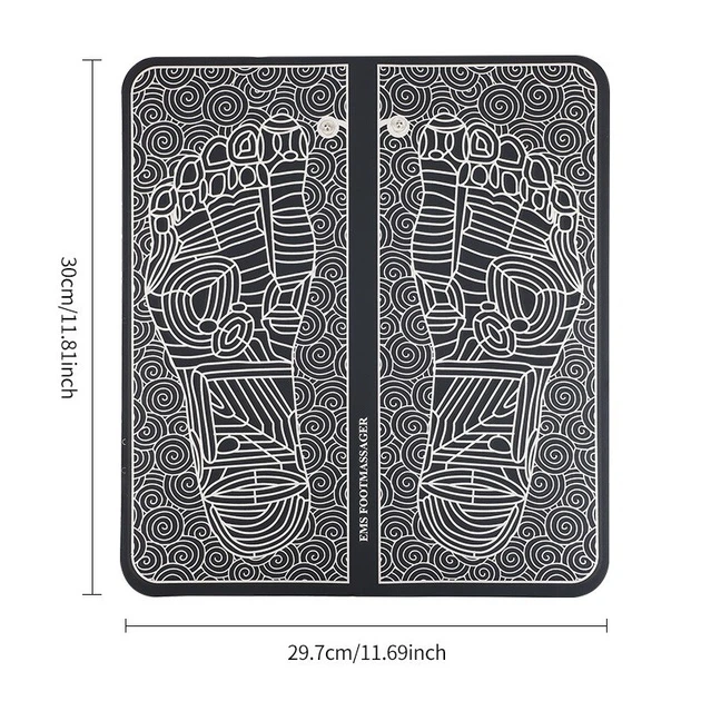 FootWave EMS mat — διαστάσεις 30x30cm